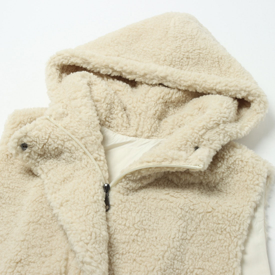 ラリベルテ Laliberte ボアベスト (ベージュ) ベージュ