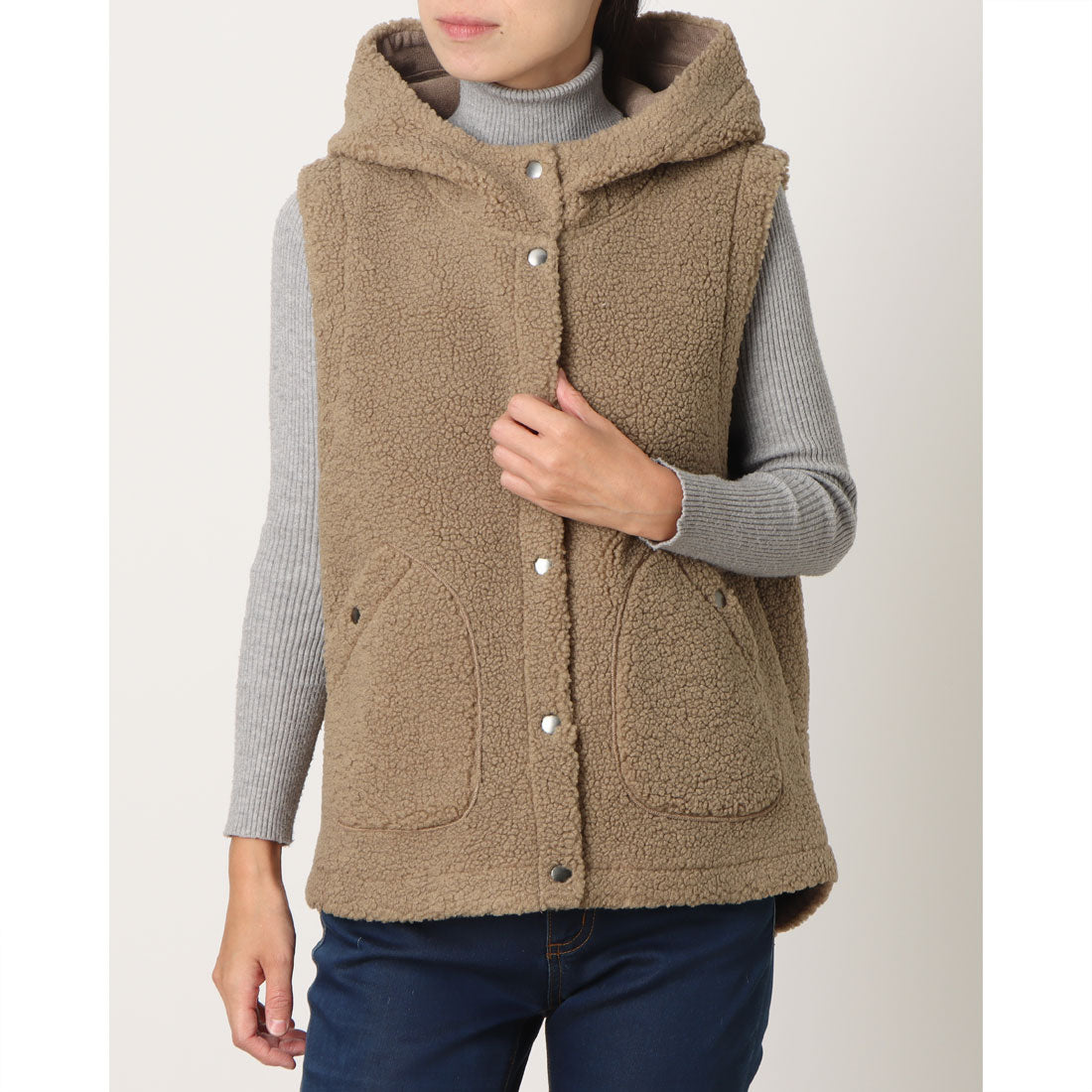 ラリベルテ Laliberte ボアベスト (モカ) モカ