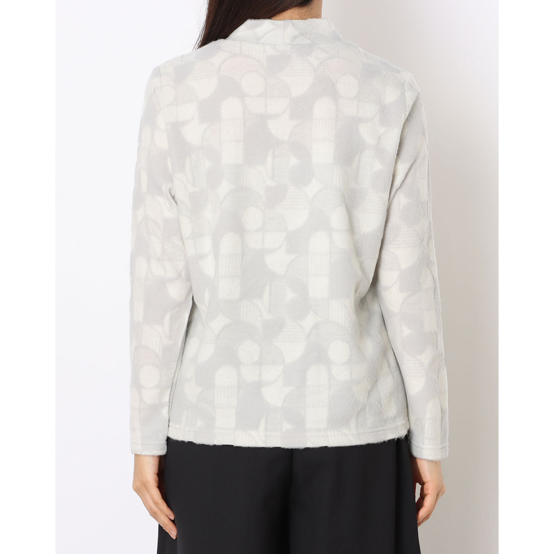 ルンビニ るんびに リッチハイネックカットプルオーバー (シルバーグレー) シルバーグレー