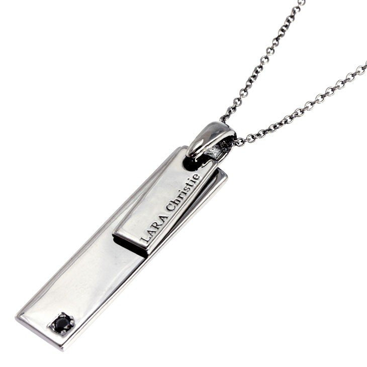 ララクリスティー LARA Christie ララクリスティー ネックレス メンズ シルバー イノセント BLACK Label p3882ーb (シルバー) シルバー