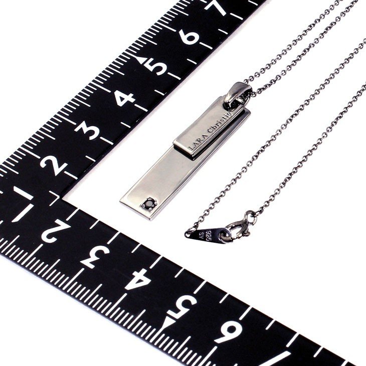ララクリスティー LARA Christie ララクリスティー ネックレス メンズ シルバー イノセント BLACK Label p3882ーb (シルバー) シルバー