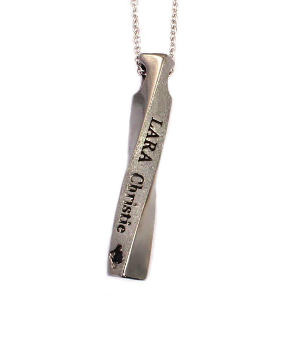 LARA Christie LARA Christie Necklace Men's Love Tornado BLACK Label p3883-b