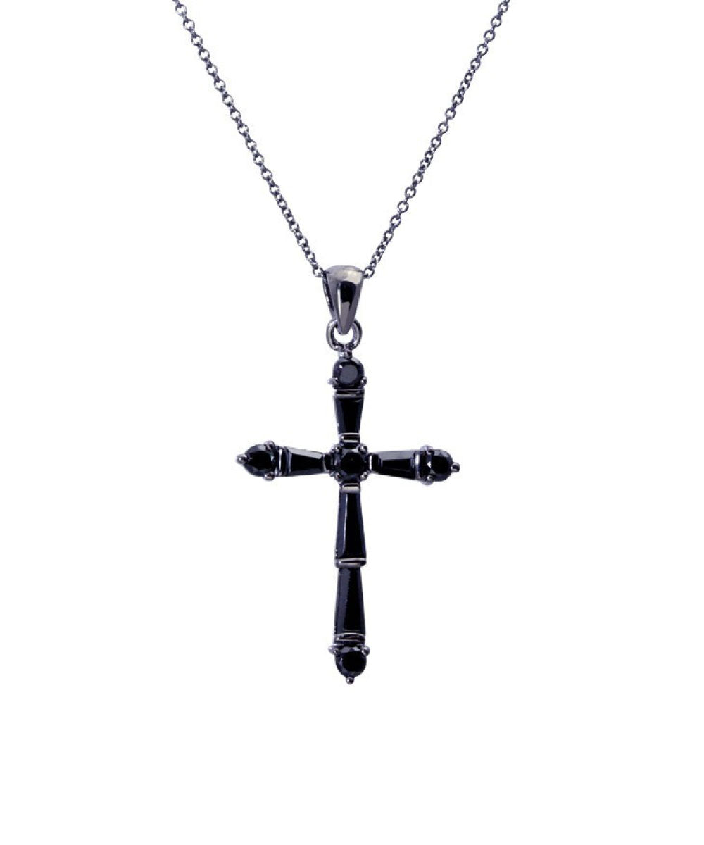 ララクリスティー LARA Christie ララクリスティー ネックレス メンズ ホーリークロス BLACK Label p0025ーb (シルバー) シルバー