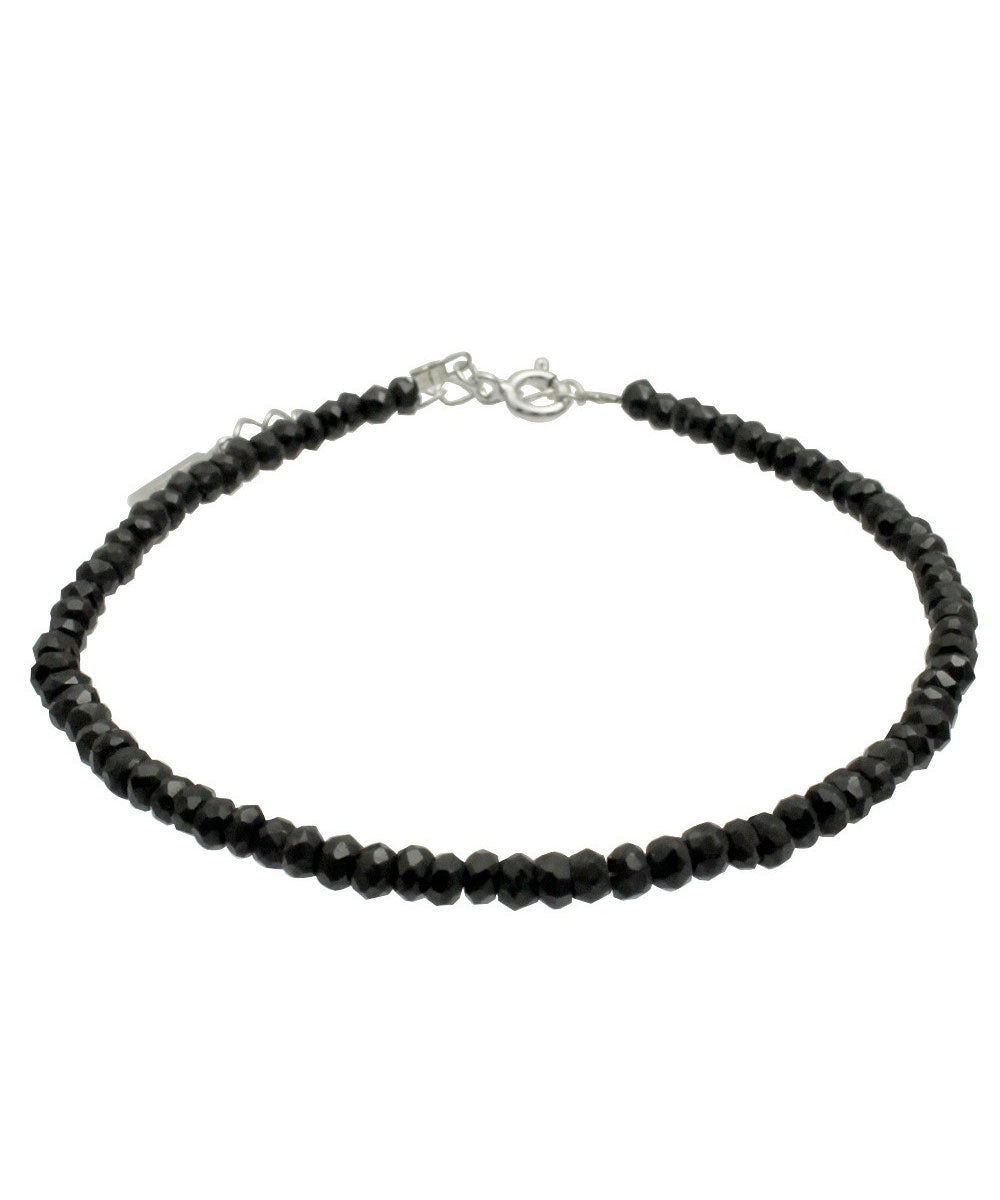 ララクリスティー LARA Christie ララクリスティー ブレスレット メンズ ブラックスピネル BLACK Label b5059 (ブラック) ブラック