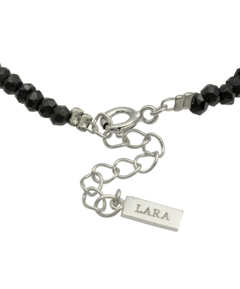 ララクリスティー LARA Christie ララクリスティー ブレスレット メンズ ブラックスピネル BLACK Label b5059 (ブラック) ブラック