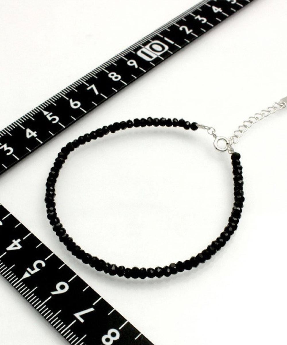 ララクリスティー LARA Christie ララクリスティー ブレスレット メンズ ブラックスピネル BLACK Label b5059 (ブラック) ブラック