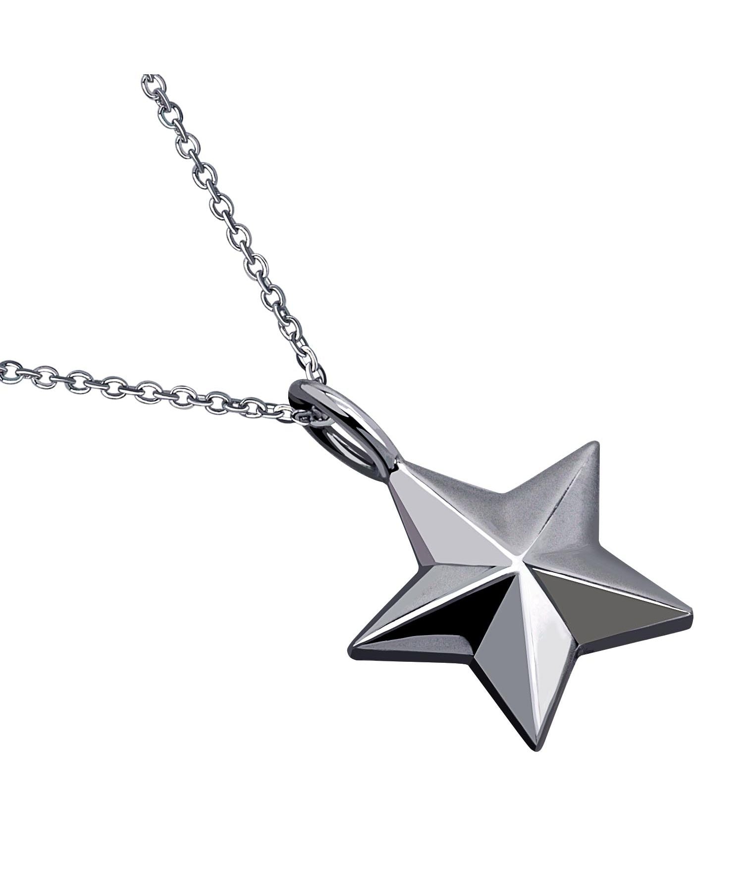 ララクリスティー LARA Christie ララクリスティー ネックレス メンズ ステラ BLACK Label p5714ーb (シルバー) シルバー