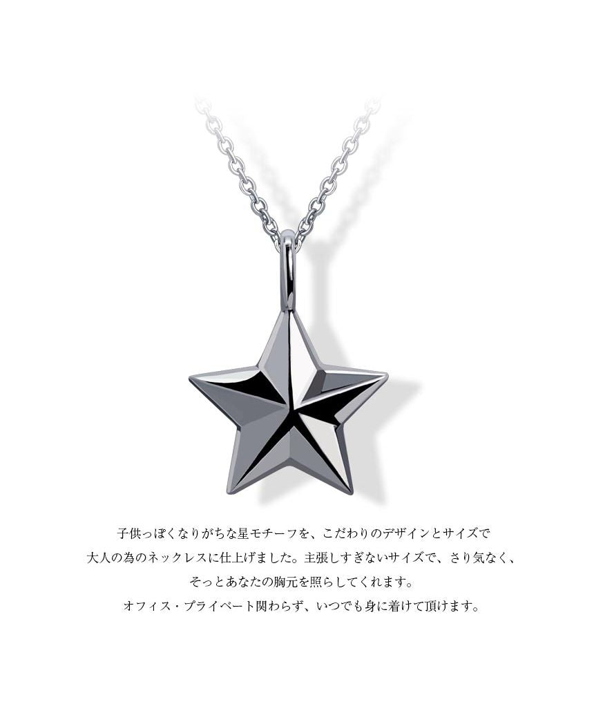 ララクリスティー LARA Christie ララクリスティー ネックレス メンズ ステラ BLACK Label p5714ーb (シルバー) シルバー
