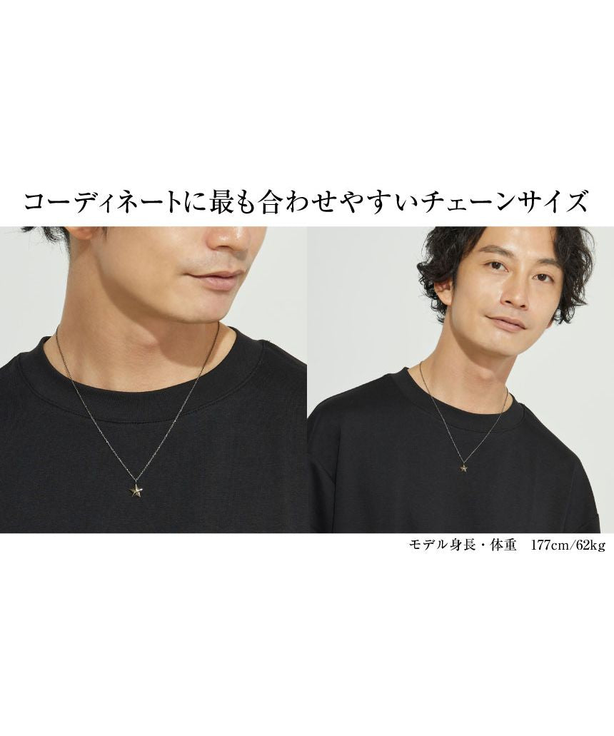 ララクリスティー LARA Christie ララクリスティー ネックレス メンズ ステラ BLACK Label p5714ーb (シルバー) シルバー
