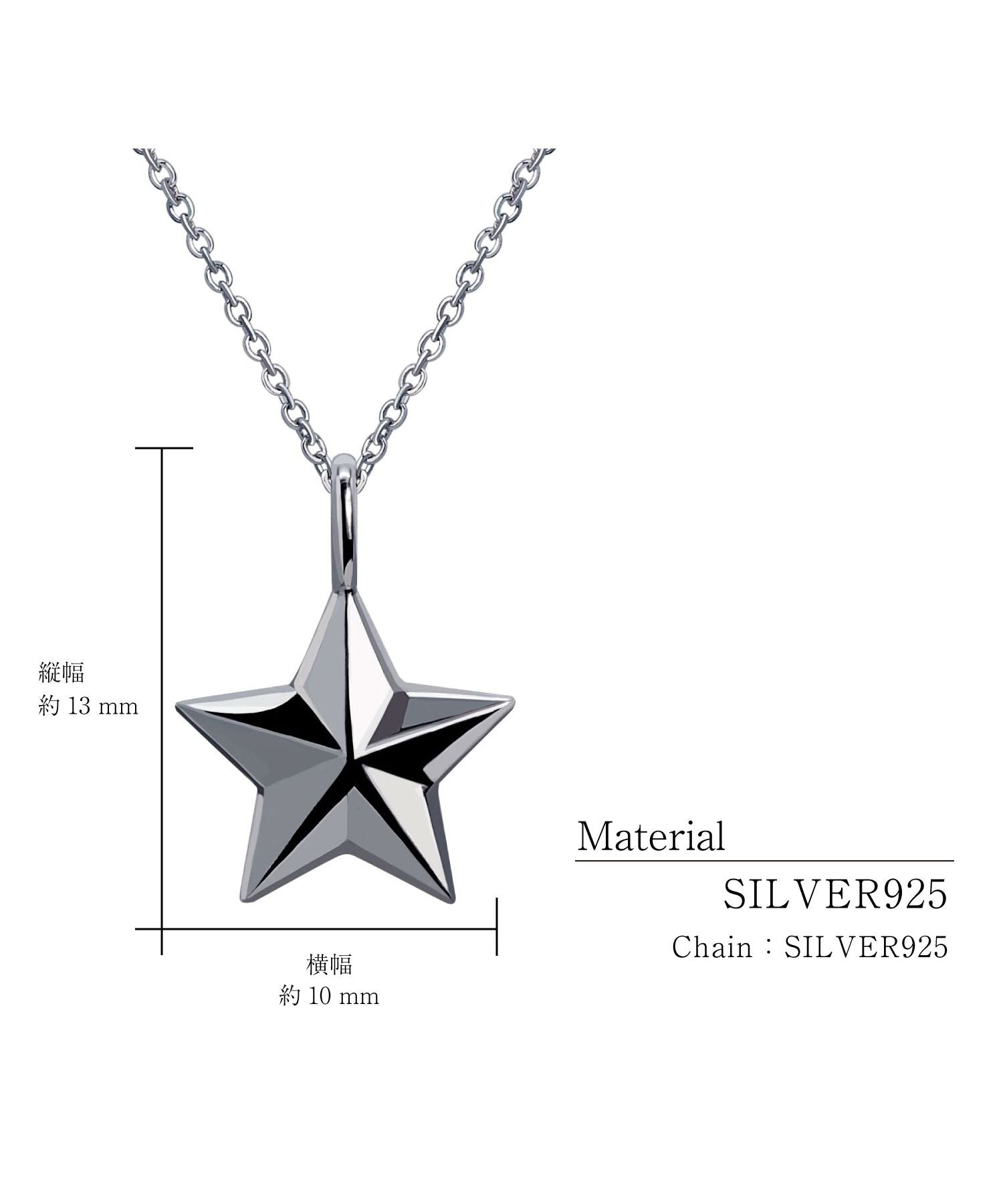 ララクリスティー LARA Christie ララクリスティー ネックレス メンズ ステラ BLACK Label p5714ーb (シルバー) シルバー