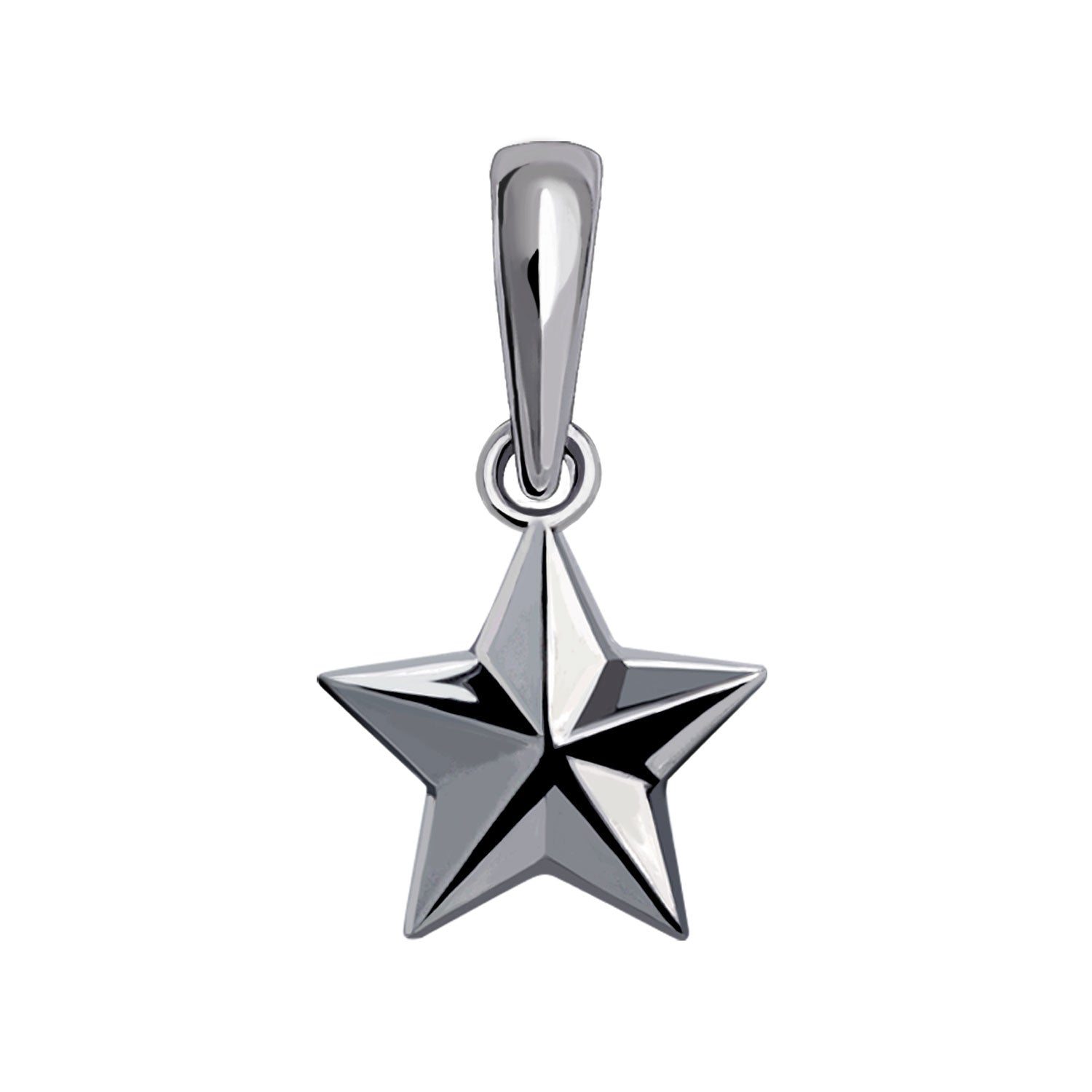 LARA Christie Charm Pendant Top Stella Star Ladies Men Silver sv925 Ne