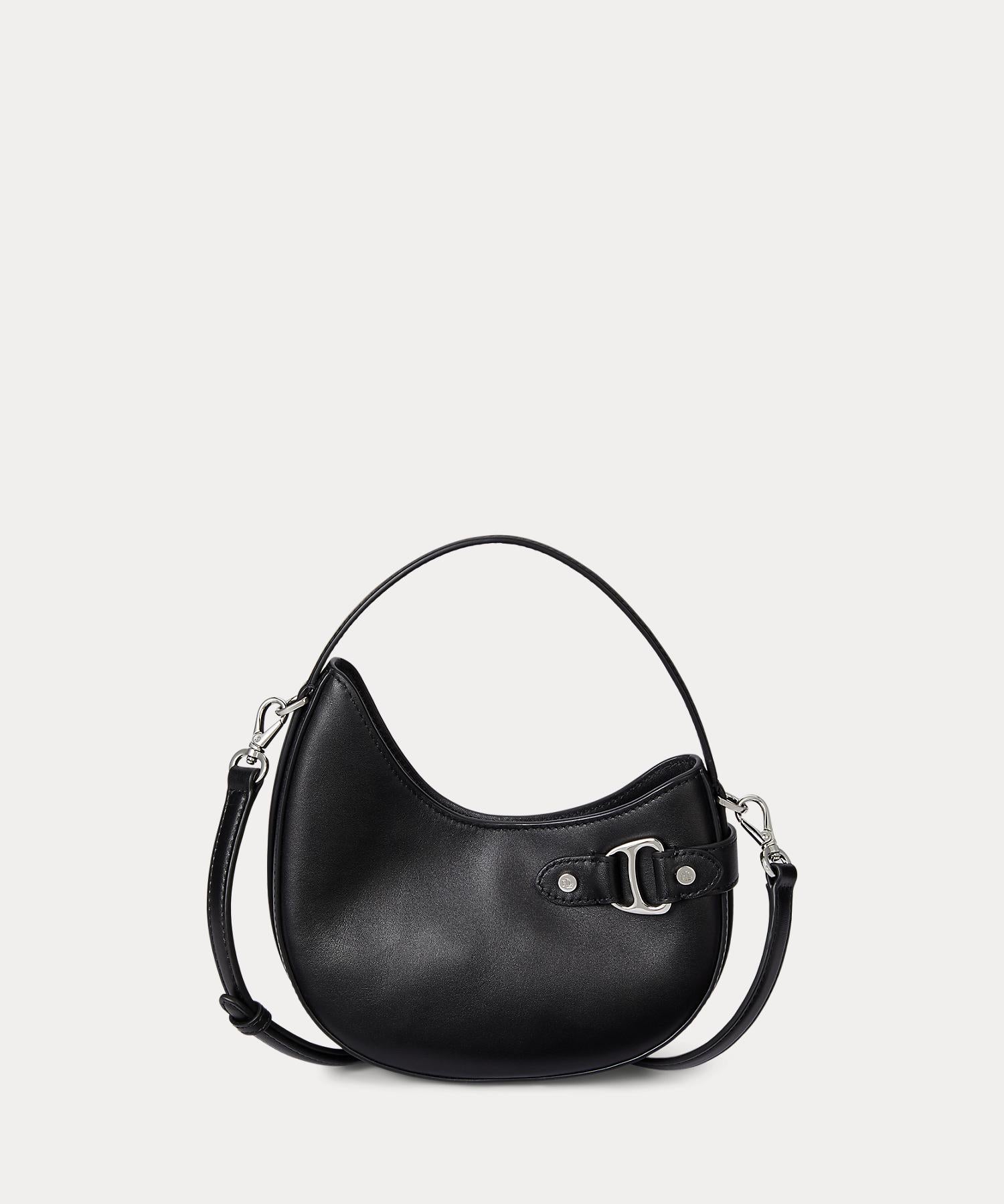 ローレン ラルフ ローレン LAUREN RALPH LAUREN レザー スモール Tasha クロスボディ バッグ (001ブラック) 001ブラック