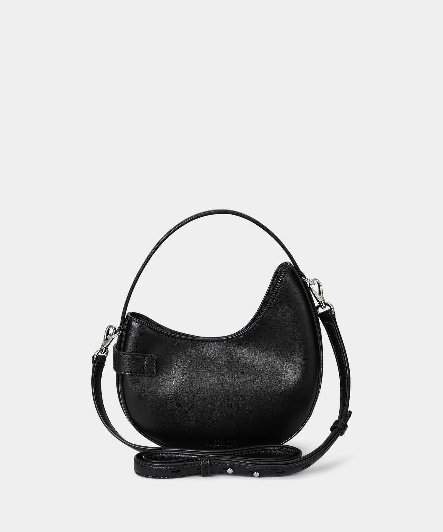 ローレン ラルフ ローレン LAUREN RALPH LAUREN レザー スモール Tasha クロスボディ バッグ (001ブラック) 001ブラック