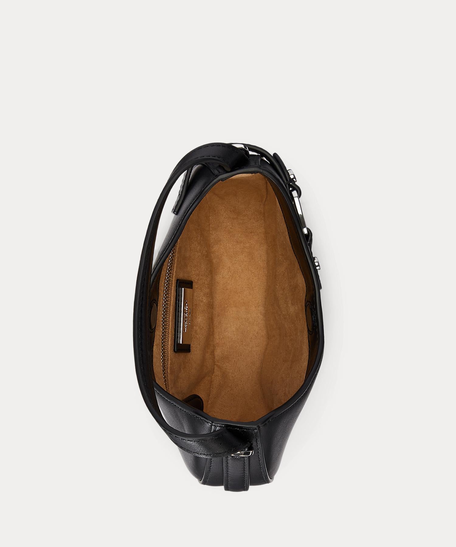 ローレン ラルフ ローレン LAUREN RALPH LAUREN レザー スモール Tasha クロスボディ バッグ (001ブラック) 001ブラック