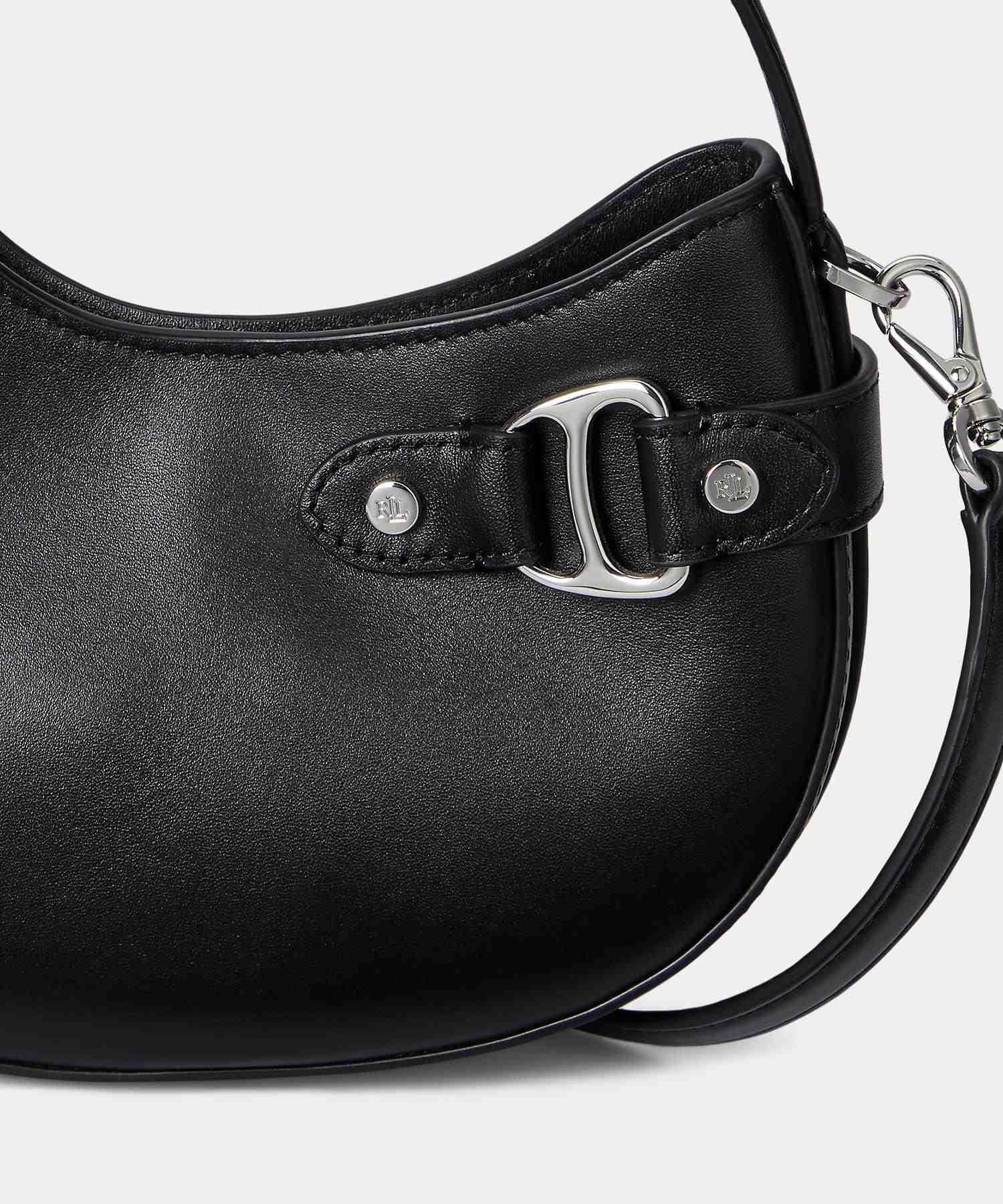 ローレン ラルフ ローレン LAUREN RALPH LAUREN レザー スモール Tasha クロスボディ バッグ (001ブラック) 001ブラック