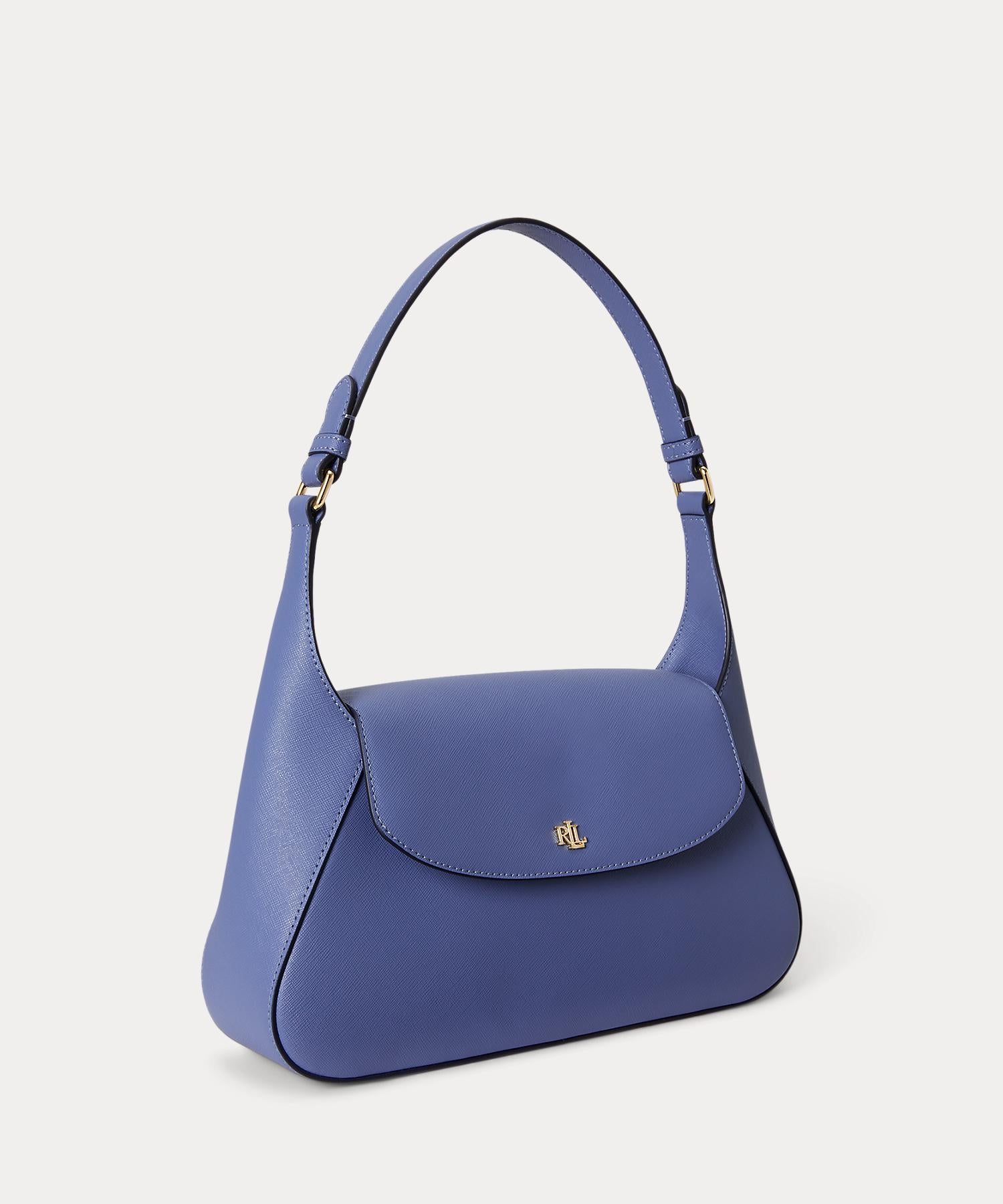 ローレン ラルフ ローレン LAUREN RALPH LAUREN クロスハッチ ミディアム Schylar ショルダー バッグ (400ブルー) 400ブルー