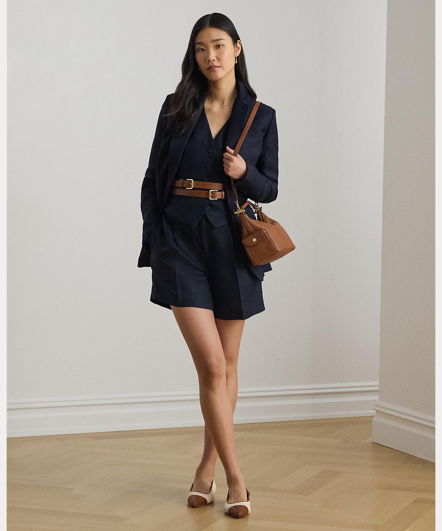 ローレン ラルフ ローレン LAUREN RALPH LAUREN ナッパ レザー スモール Blaike ショルダー バッグ (200ブラウン) 200ブラウン