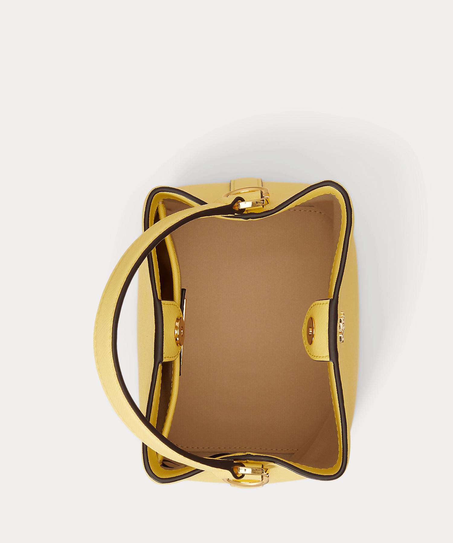ローレン ラルフ ローレン LAUREN RALPH LAUREN クロスハッチ スモール リース バケット バッグ (700イエロー) 700イエロー