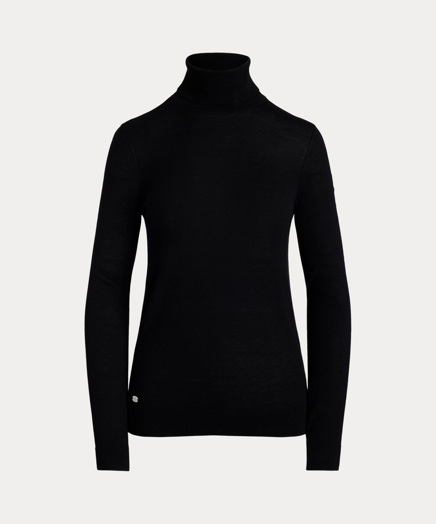 Lauren Ralph Lauren Silk Blend Turtleneck Sweater