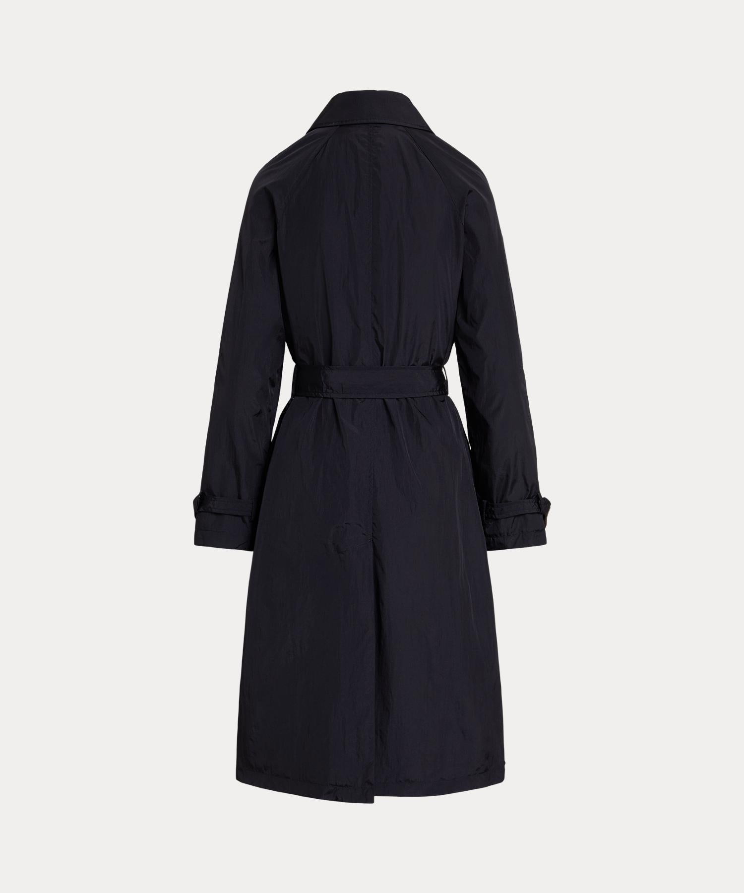 ローレン ラルフ ローレン LAUREN RALPH LAUREN ベルテッド タフタ トレンチ コート (410ネイビー) 410ネイビー