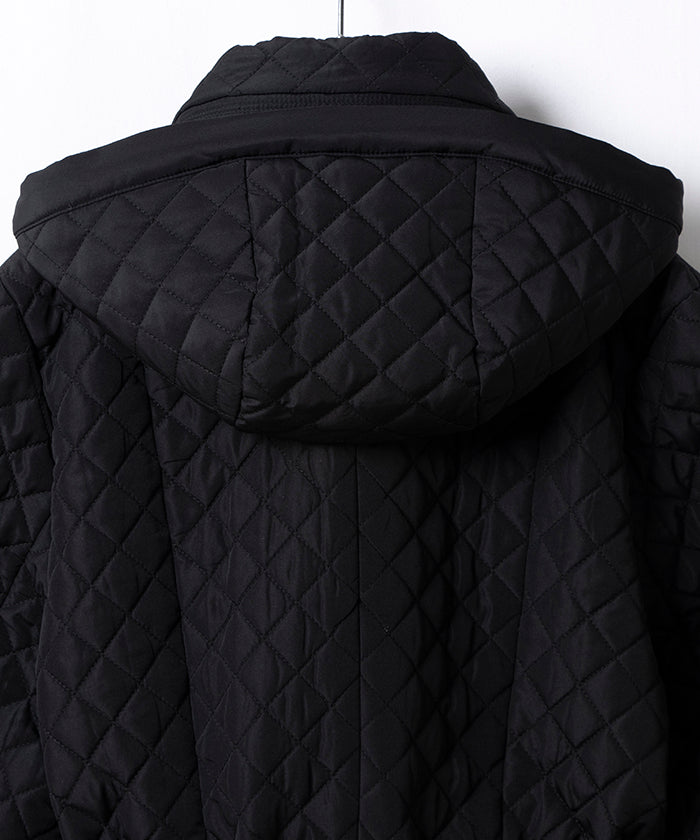 來賓 喬孔達 GUEST JOCONDE 【大尺碼】絎縫加工塔夫綢 短外套