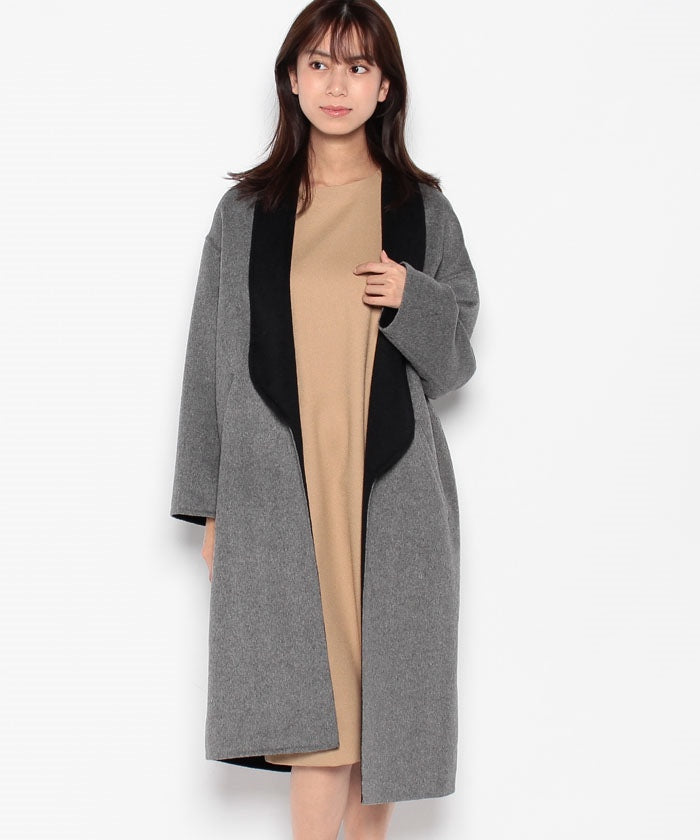 ラ ジョコンダ LA JOCONDE ダブルフェイス ガウンコート