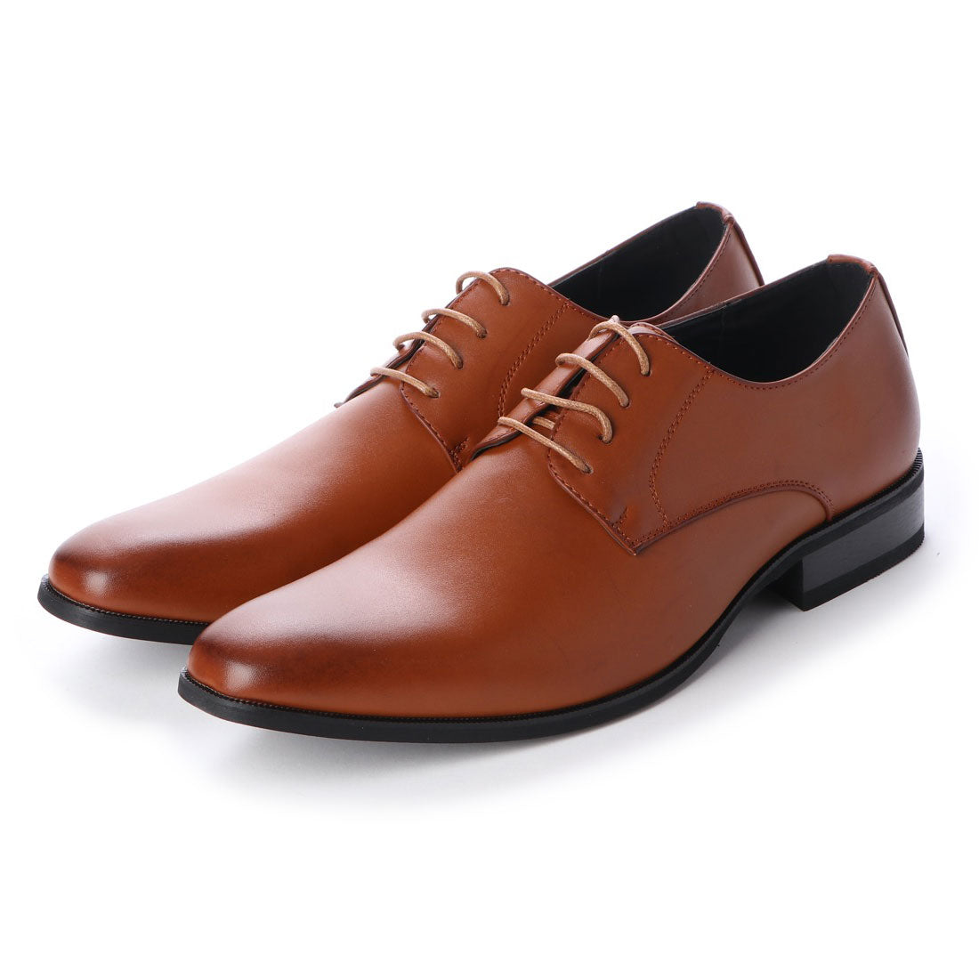 SFW ラスアンドフリス LASSU&FRISS プレーントゥ3.5cmヒール外羽根ビジネスドレスシューズ/937