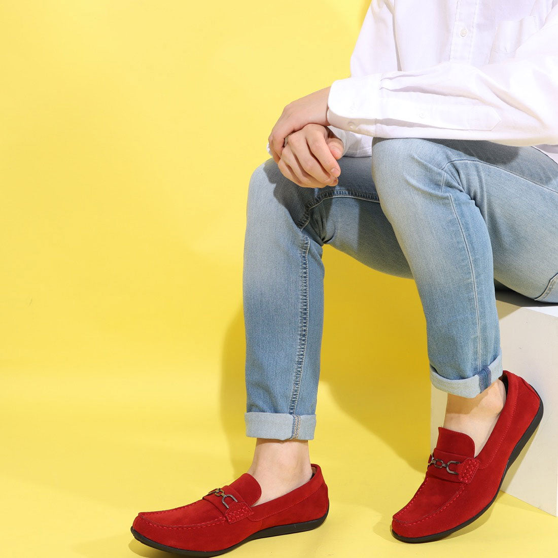 LASSU&FRISS Driving Moccasin Bit Loafer/927