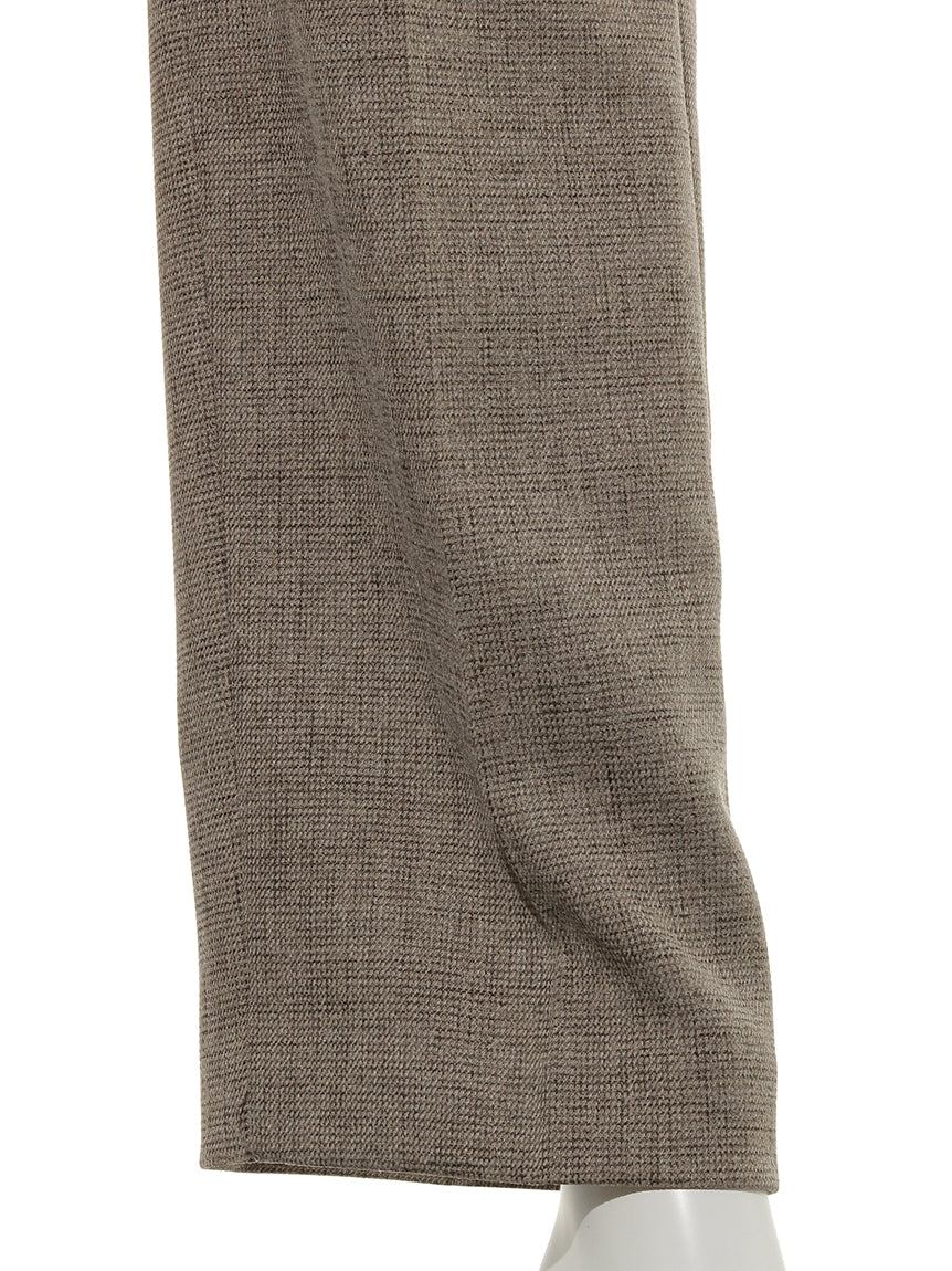 レディメイド LADYMADE スナップベルトストレートワイドPT (ブラウン) ブラウン