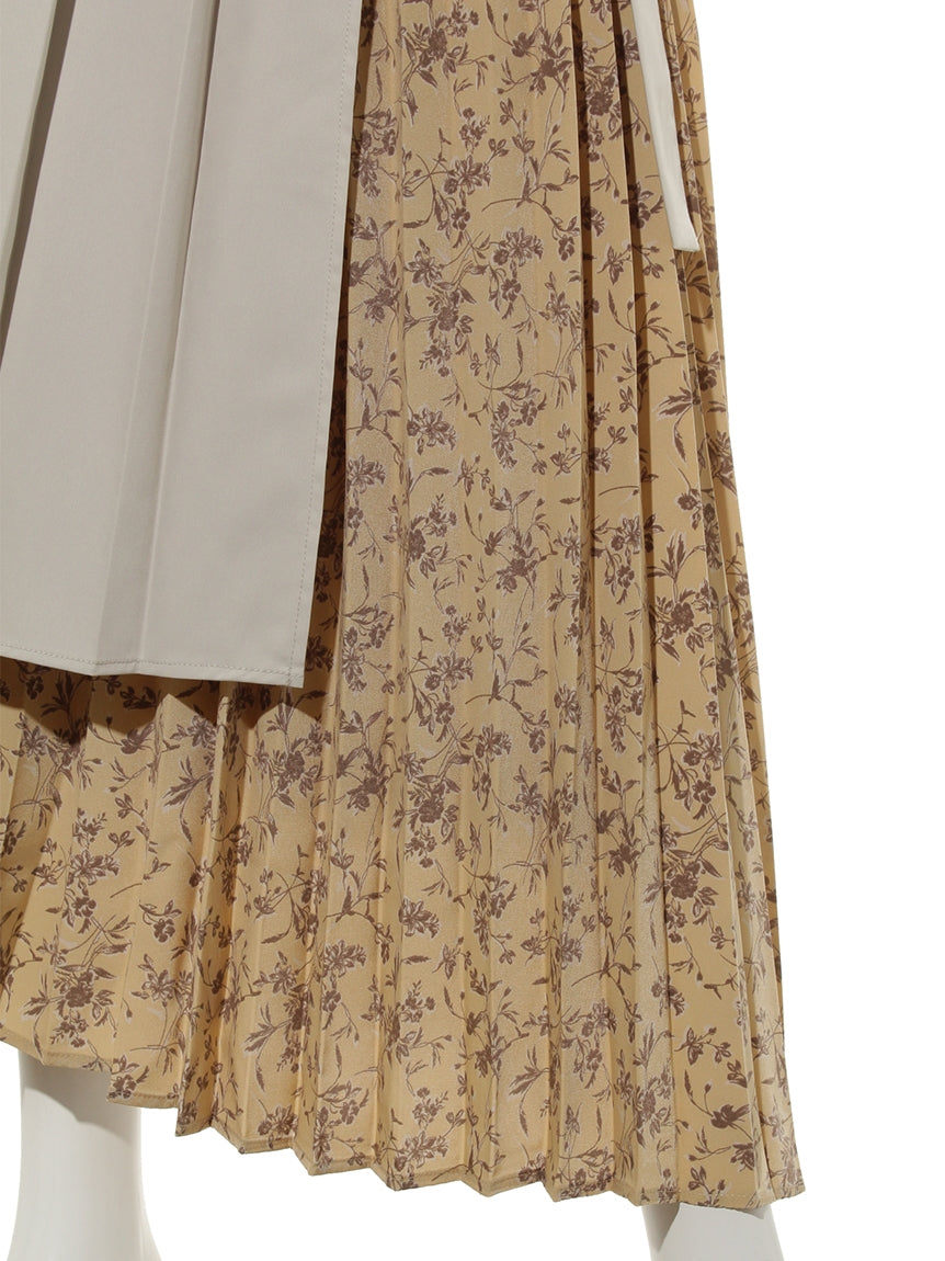 レディメイド LADYMADE タックプリーツエプロンSK (イエロー) イエロー