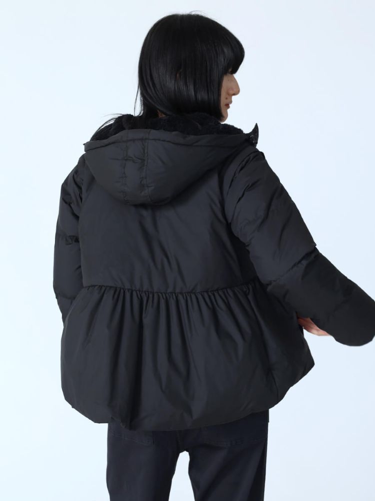 ラシュッド LASUD 2WAYダウンアウター (ブラック) ブラック