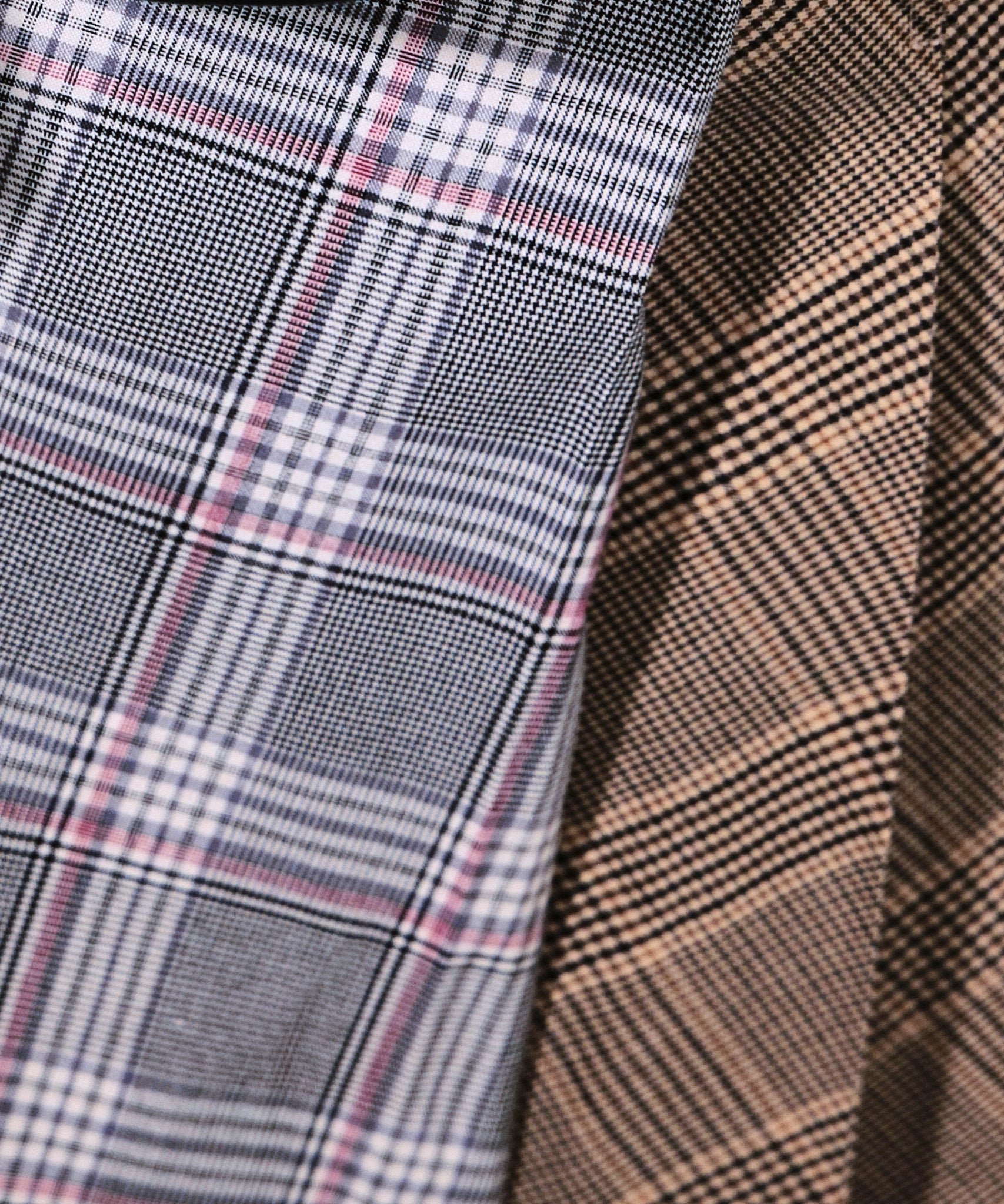 ラテラテ lattelatte LTチェック切り替えミニスカート (グレー) グレー