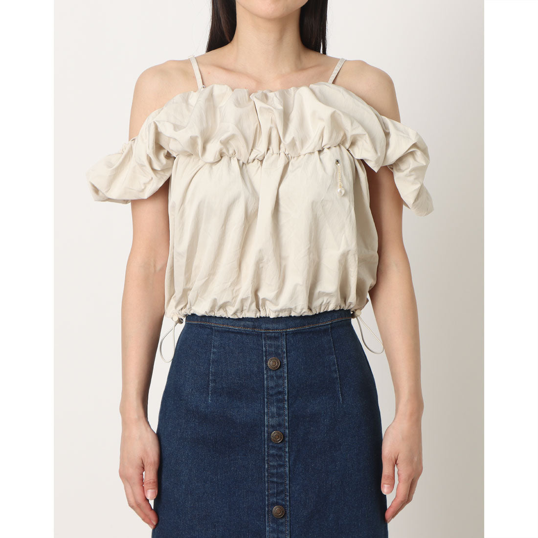 ラテラテ lattelatte バルーンキャミソール / LL25BC01 (エクリュ) エクリュ