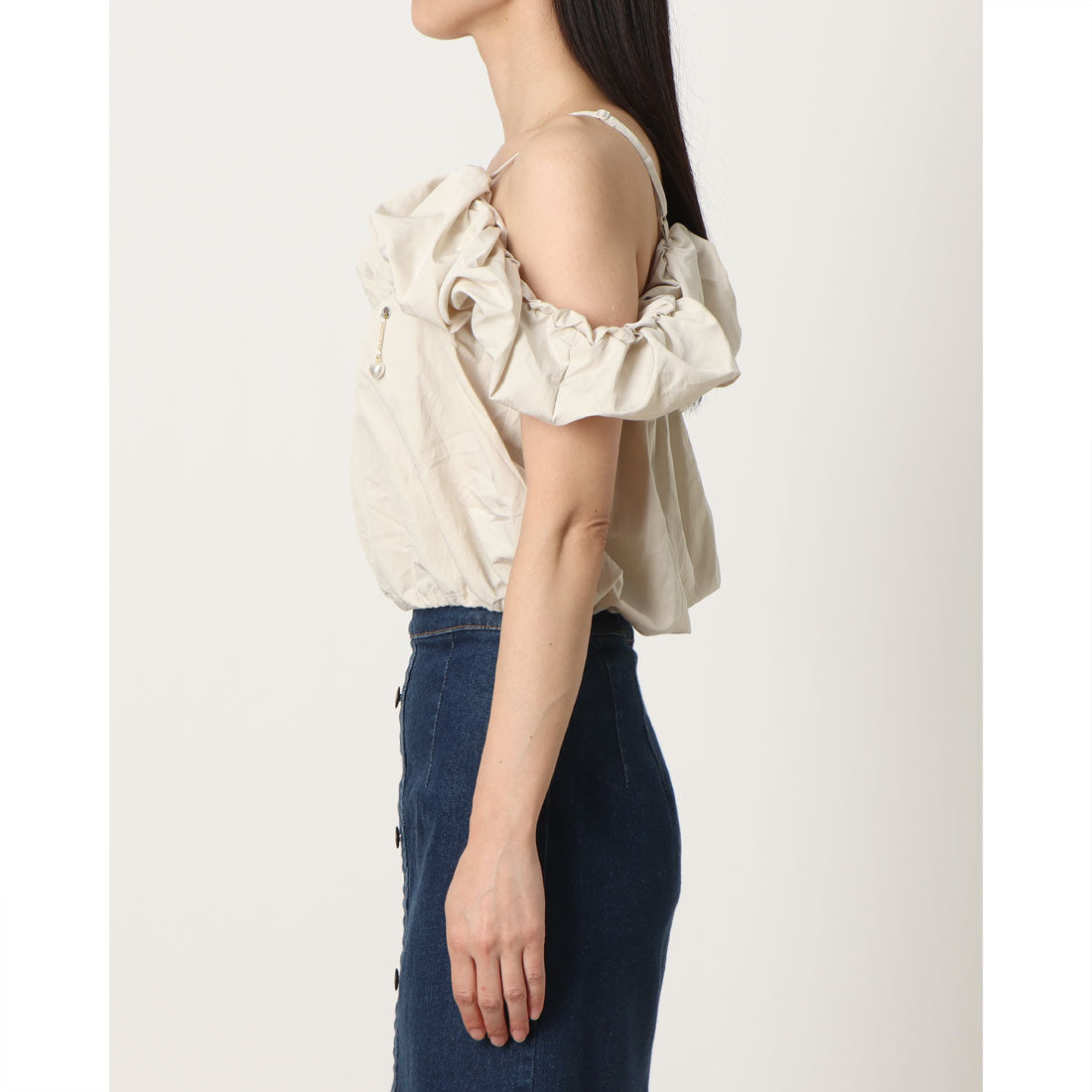 ラテラテ lattelatte バルーンキャミソール / LL25BC01 (エクリュ) エクリュ