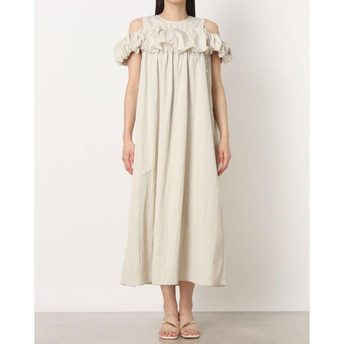 ラテラテ lattelatte バルーンワンピース (エクリュ) エクリュ