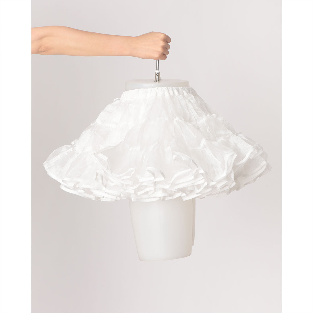 ラテト latteto めいどりーみんコラボ 黄金比率パニエ Golden Ratio Pannier (ホワイト) ホワイト