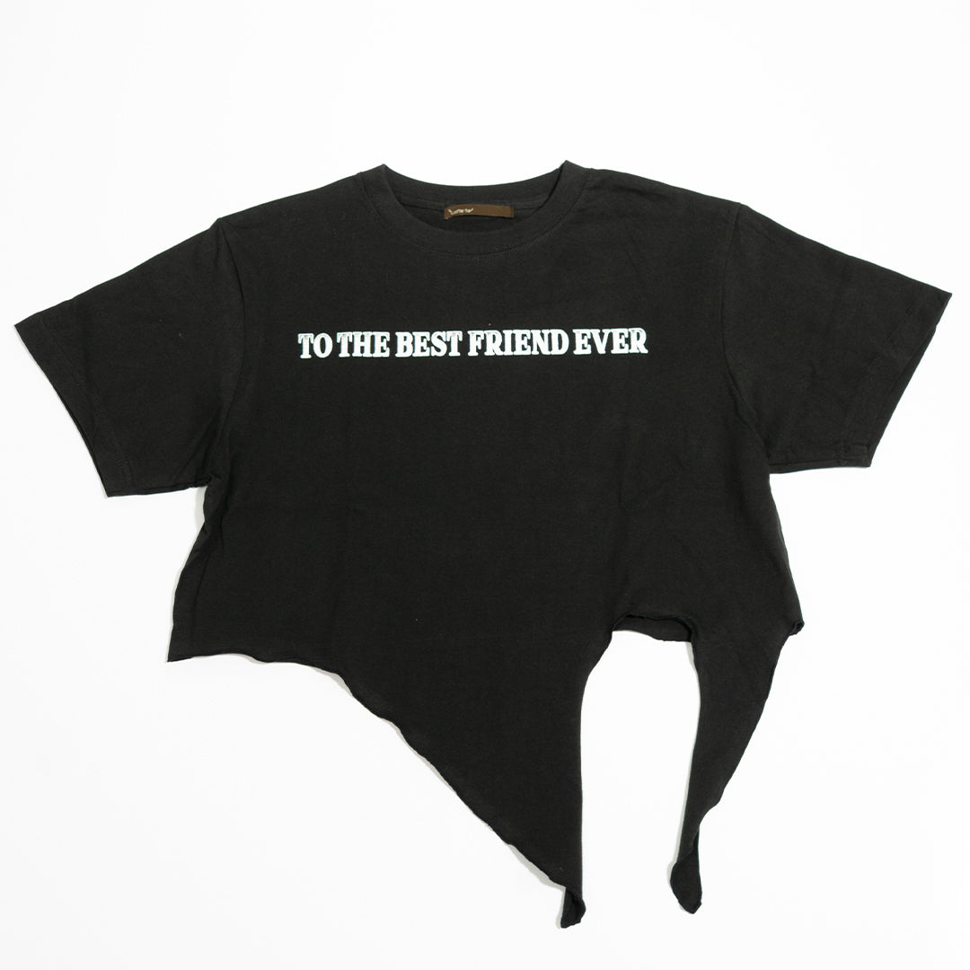 ラテト latteto LTリメイク風グラフィックT-sh (ブラック) ブラック