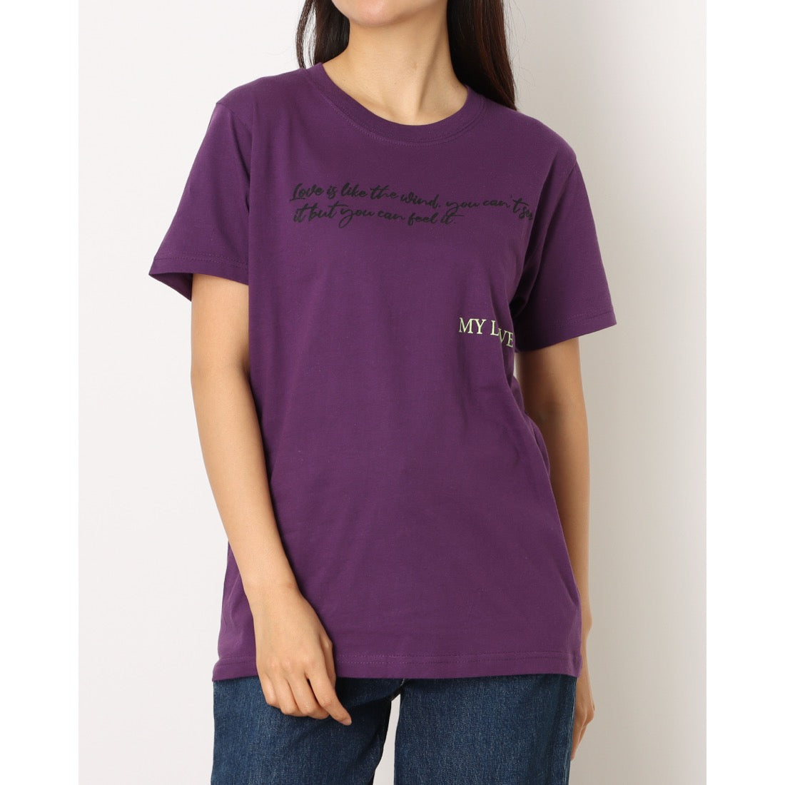 ラテト latteto グラフィックT-shirt (パープル) パープル