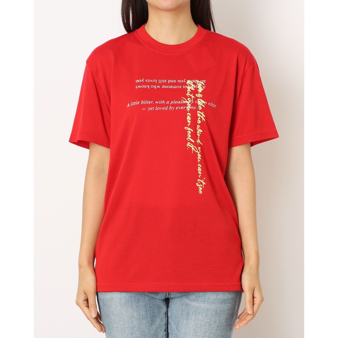 ラテト latteto グラフィックT-shirt (レッド) レッド