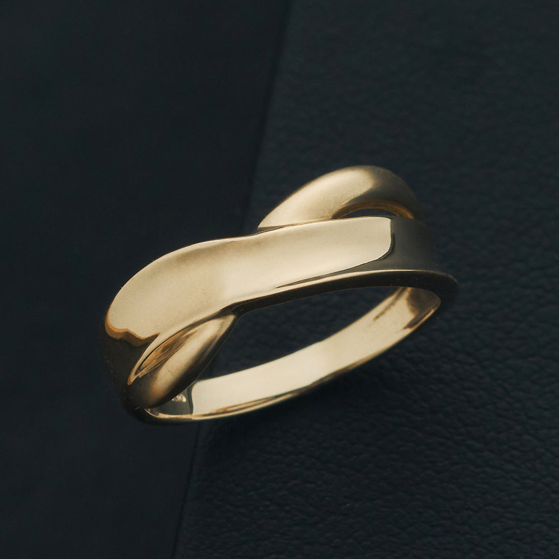 エルアンドコー L&Co. K10デザインリング (イエローゴールド) イエローゴールド