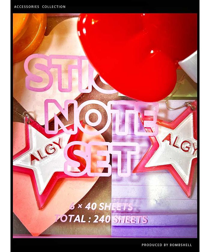 ボムシェル bombshell アクセサリー ビッグサイズ 星型 ピアス ピンク フックピアス アクセサリー アメリカンポップ ダンサー ダンスグッズ アクリル bombshell