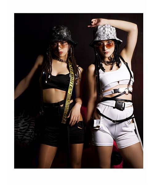 ボムシェル bombshell セットアップ セットアップ レギンス バックル ハーネス ボンテージ セクシー インポート ダンスウェア ダンス衣装 コスチューム bombshell