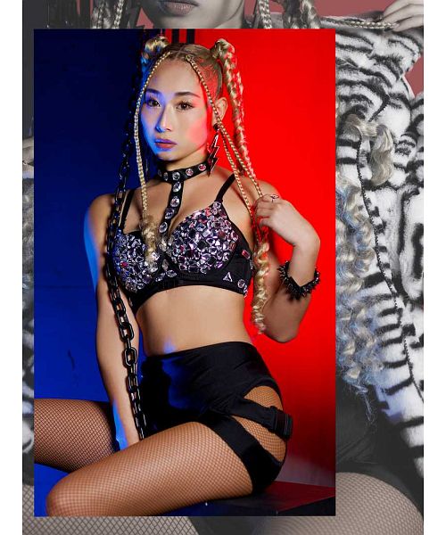 ボムシェル bombshell インナーパンツ・ショートパンツ レギンス ヒョウ柄 インポート 韓国 ジムスパッツ ヨガウェア バックル 個性派 ダンス衣装 コスチューム bombshell