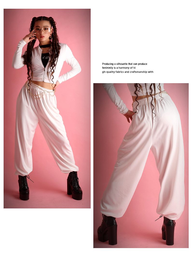 ボムシェル bombshell スウェット スウェットパンツ ダンスパンツ ダボパン HIPHOP ダンス 練習着 レッスン着 カラーパンツ 衣装 薄手 bombshell