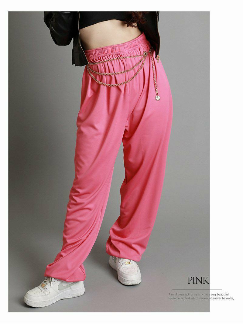 ボムシェル bombshell スウェット スウェットパンツ ダンスパンツ ダボパン HIPHOP ダンス 練習着 レッスン着 カラーパンツ 衣装 薄手 bombshell