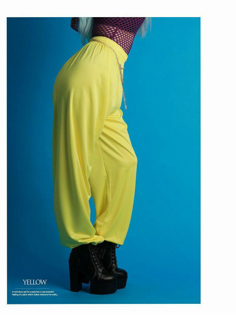 ボムシェル bombshell スウェット スウェットパンツ ダンスパンツ ダボパン HIPHOP ダンス 練習着 レッスン着 カラーパンツ 衣装 薄手 bombshell