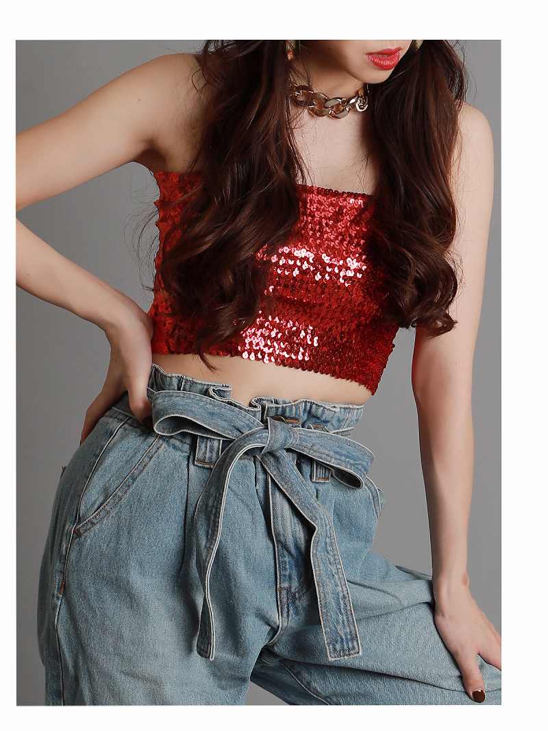 ボムシェル bombshell パンツ・サルエルパンツ デニムパンツ ボーイフレンドデニム ハイウエスト ロングパンツ リボンベルト ゆったり カジュアル 衣装 レディース ダンス Bbomb