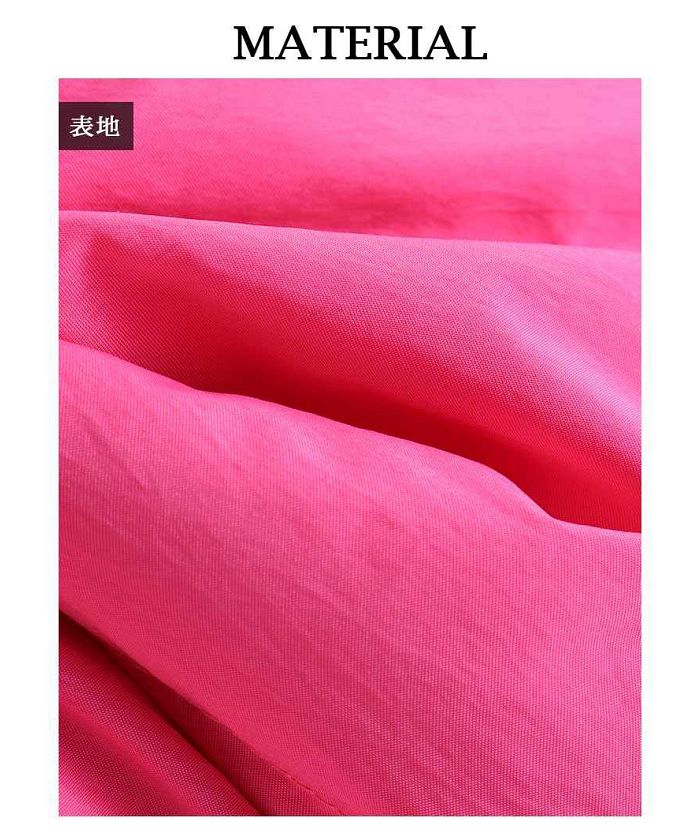 ボムシェル bombshell アウター アウター ダウンベスト 中綿 ネオンカラー ショート ボリューム ガールズ HIPHOP フード付き オープンサイド bombshell (ピンク) ピンク