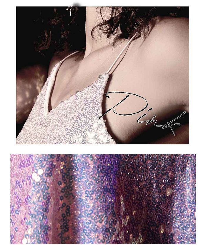 Bombshell bombshell camisole tank top sequin glittery camisole sexy dance costume top sparkling club stage costume dancer bombshell