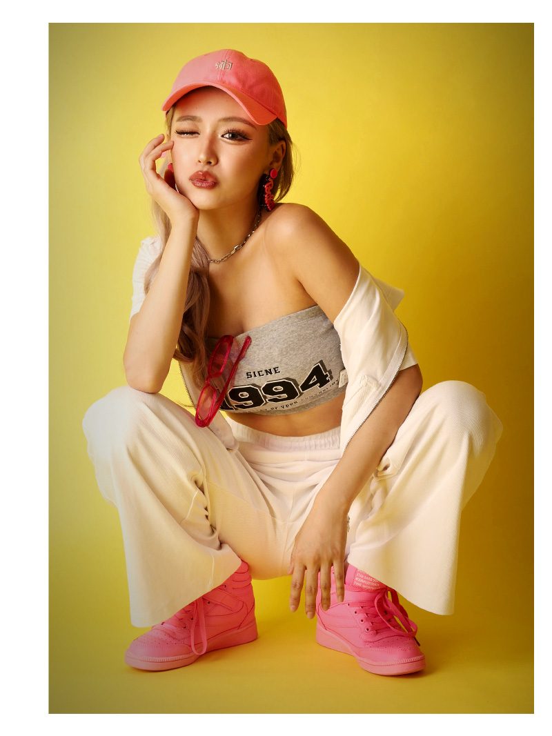 ボムシェル bombshell セットアップ セットアップ 半袖 サイドカット ジップ ミニ トップス ワイドパンツ フード ポケット インポート Bbomb